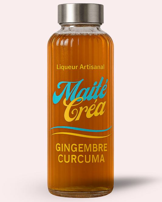 Éclat d’Or Rouge – Liqueur artisanale Gingembre & Curcuma – MaitéCréa