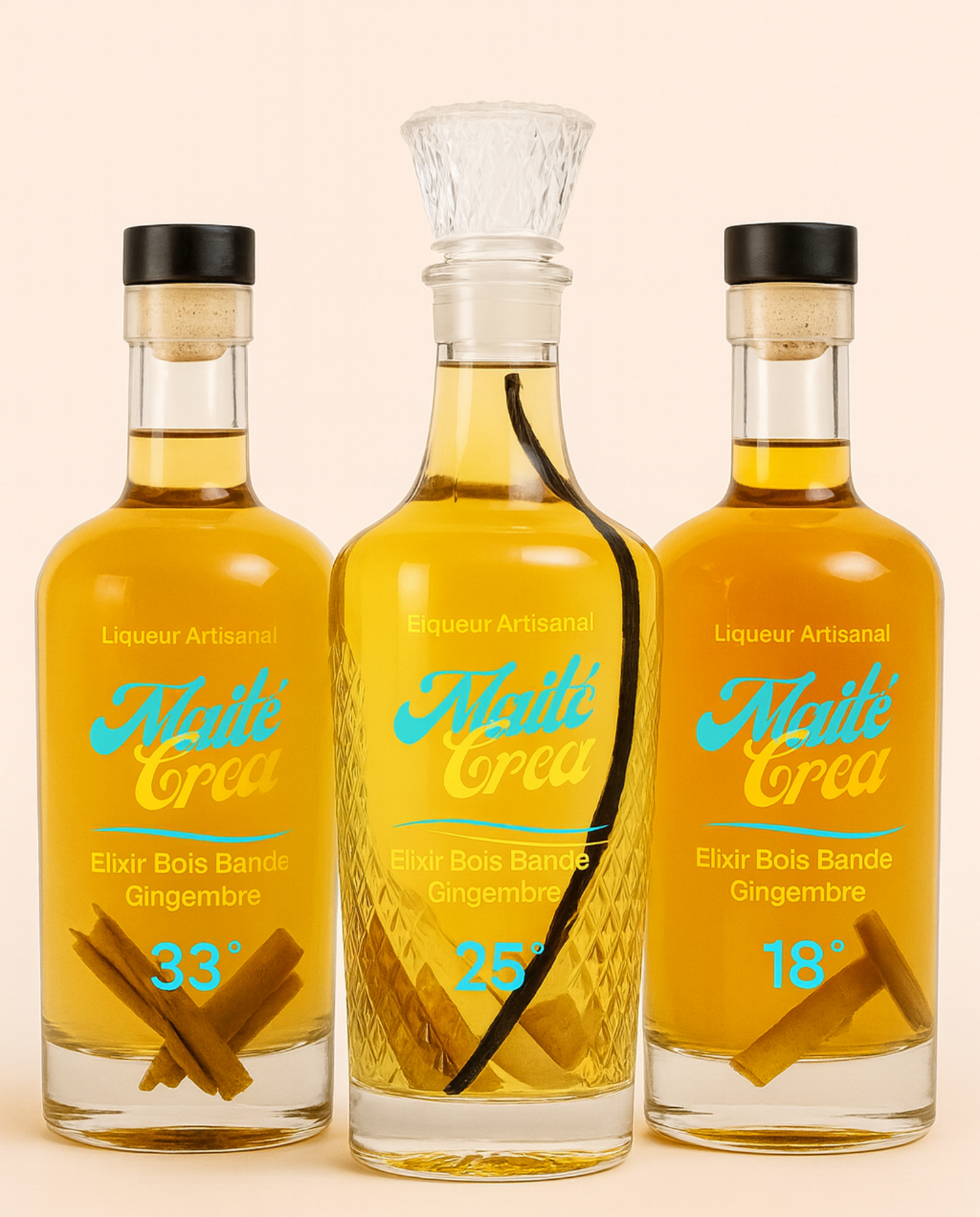 Élixir Bois Bandé Gingembre – Rhum arrangé artisanal by MaitéCréa